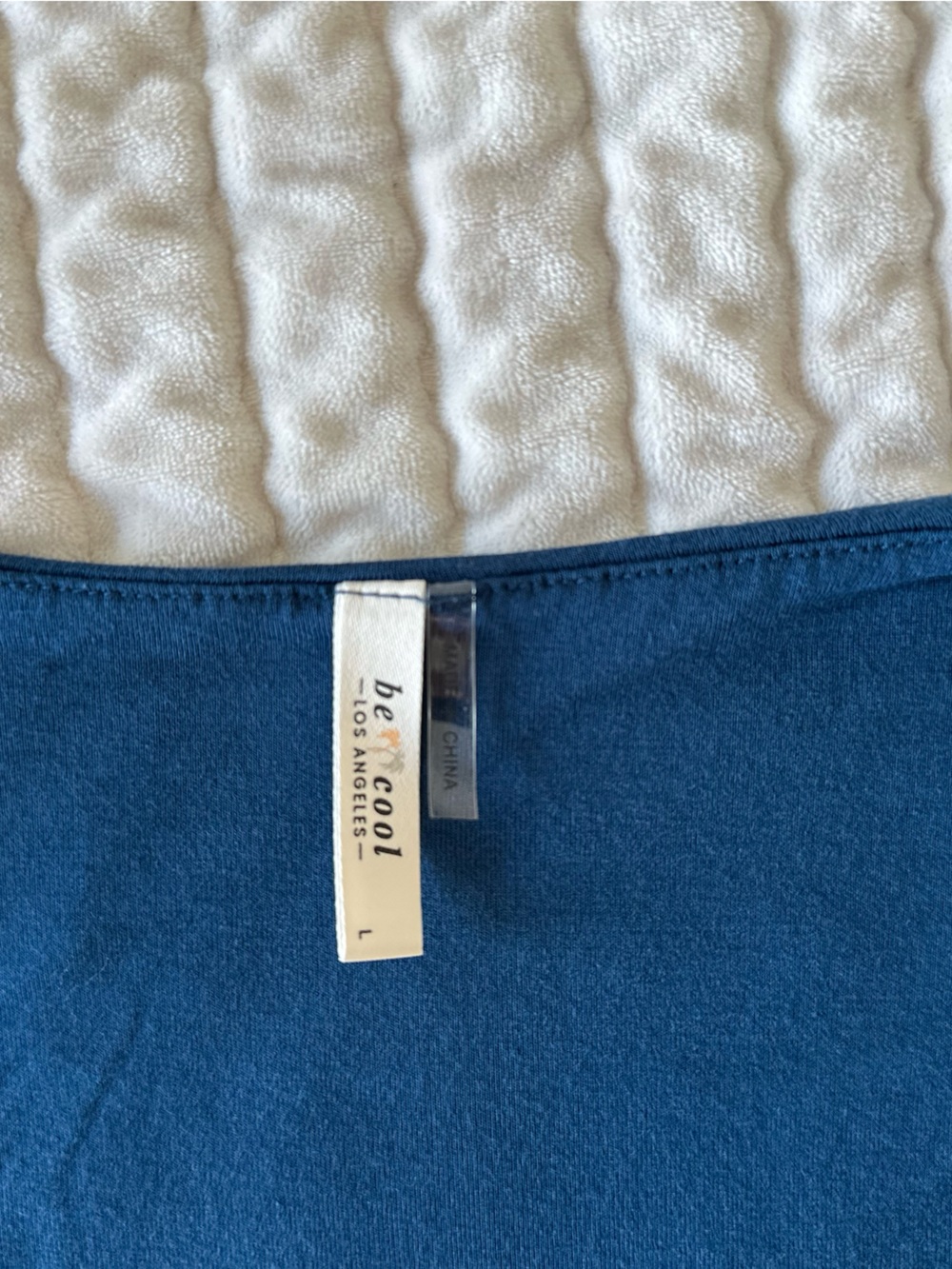 Women’s Be Cool Blue Long Sleeve Scoop Neck Shirt - Picture 4 of 7